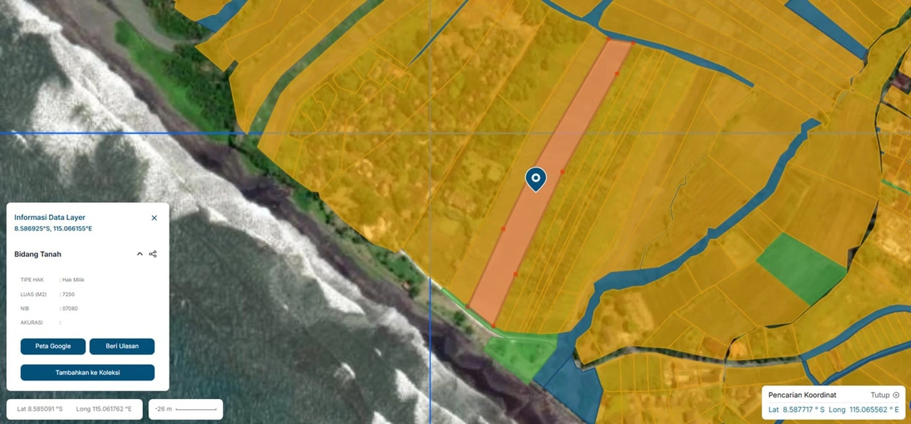 YEH GANGGA, 7,250m² Beachfront Land
