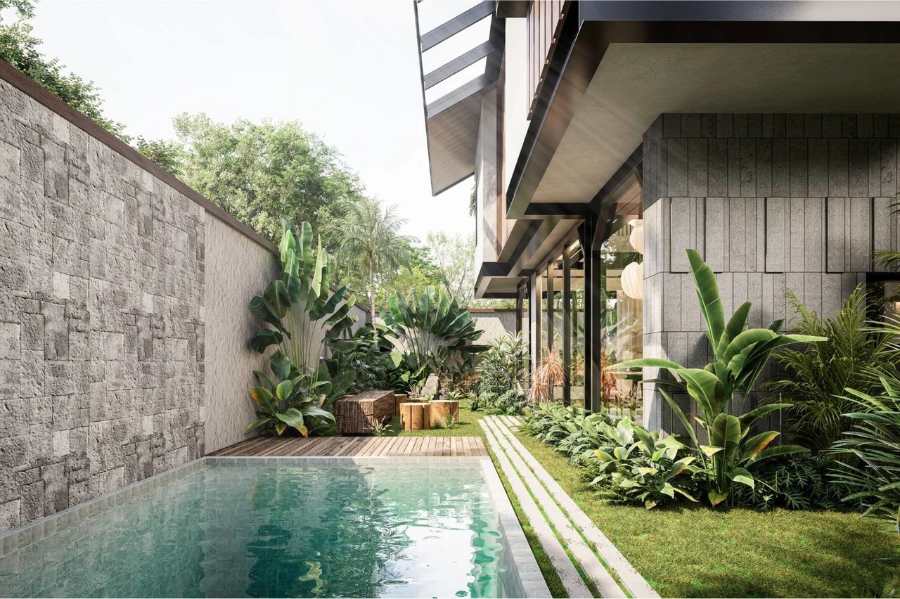 Industrial Villa 2 bedrooms Kedungu