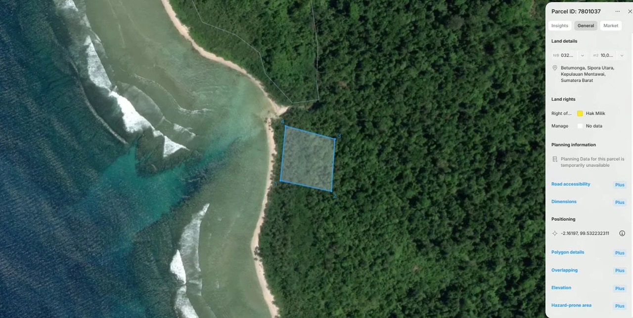 10,000m² Eco-Luxury Beachfront Plot