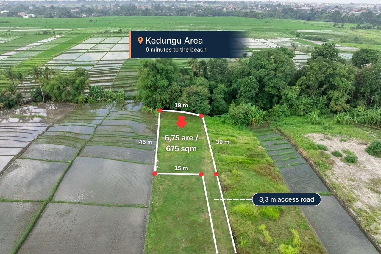 Land For Lease Near Kedungu Beach
