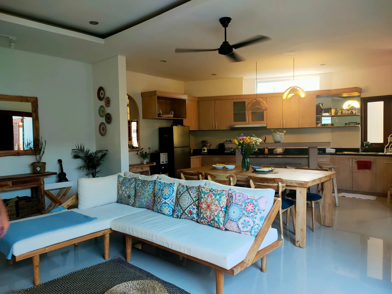 Modern 3BR Villa w/ Rice Field Views