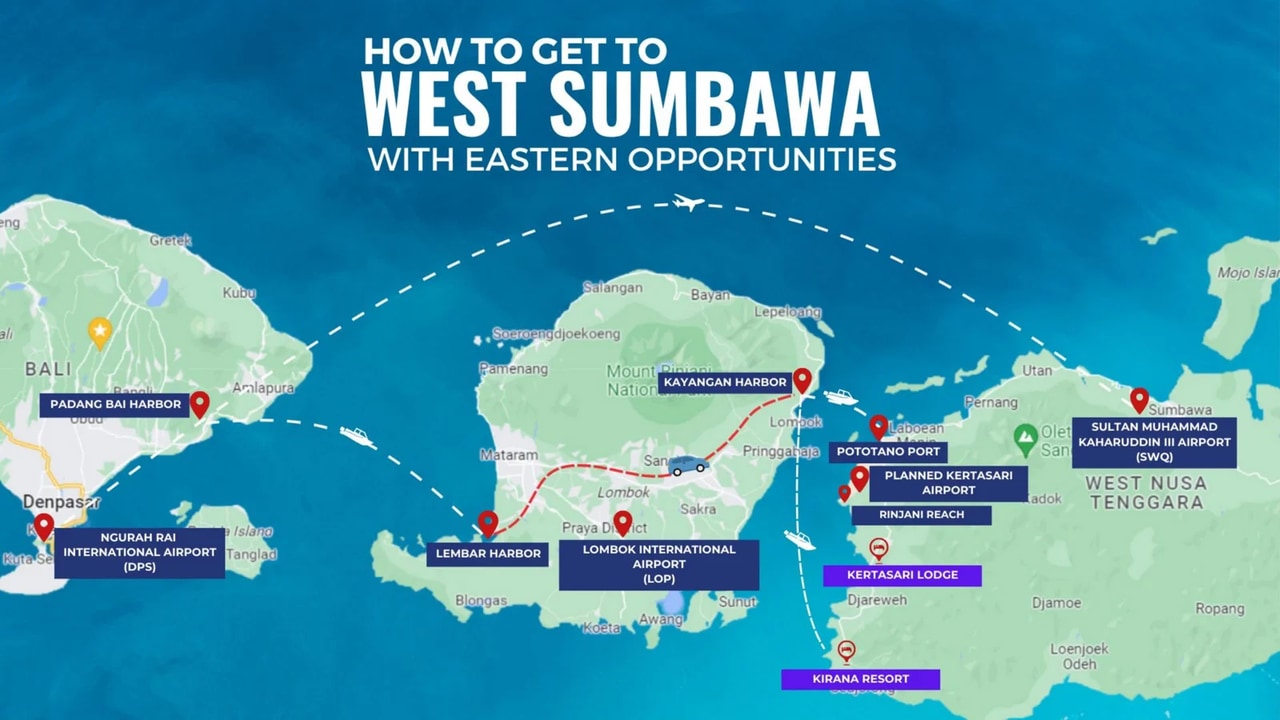 WEST SUMBAWA, Rinjani Reach, 600m² Land