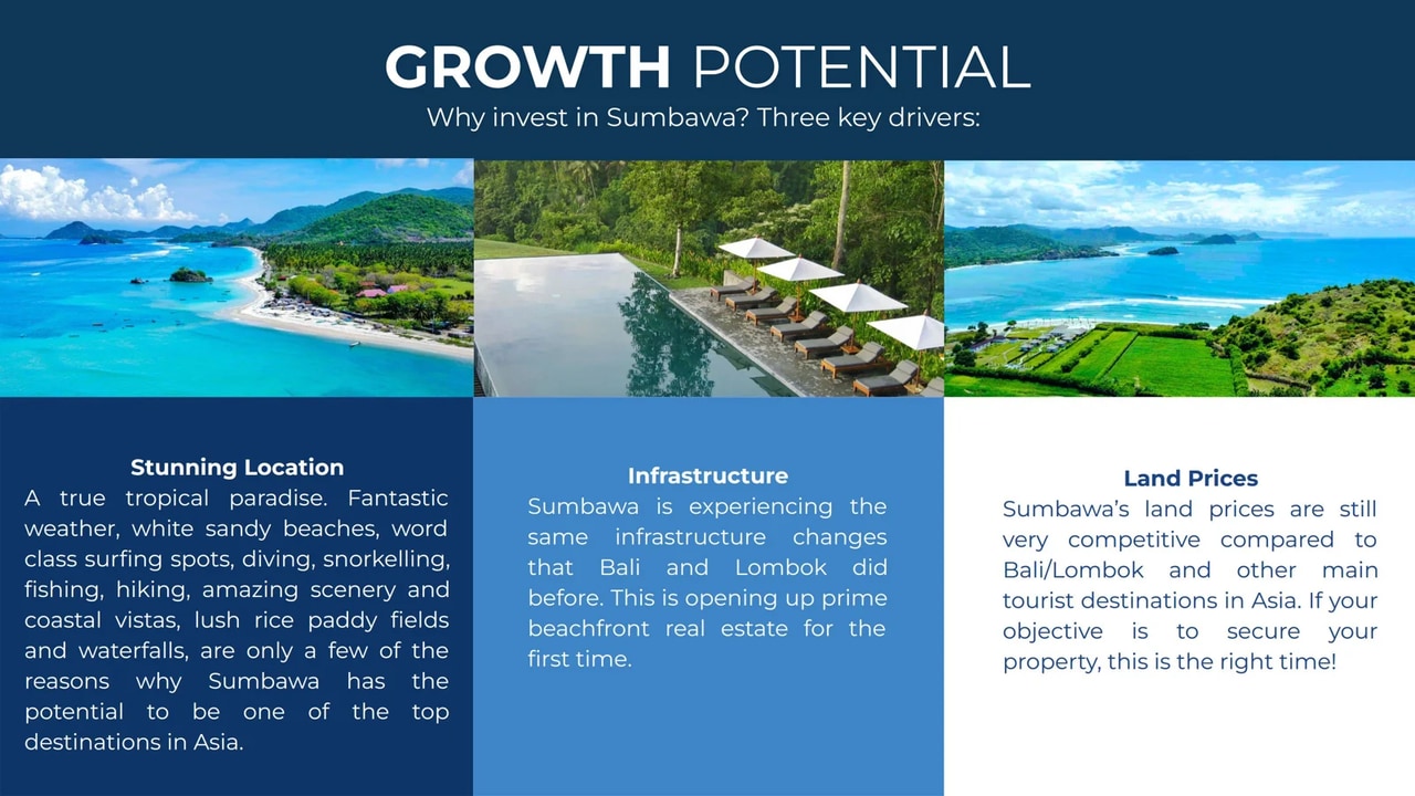 WEST SUMBAWA, Rinjani Reach, 600m² Land