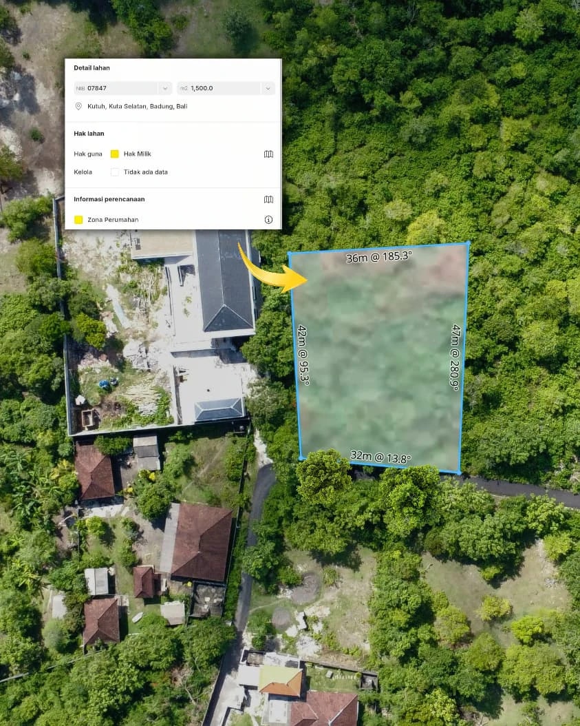 DO 132 - LAND FOR SALE IN KUTUH BALI