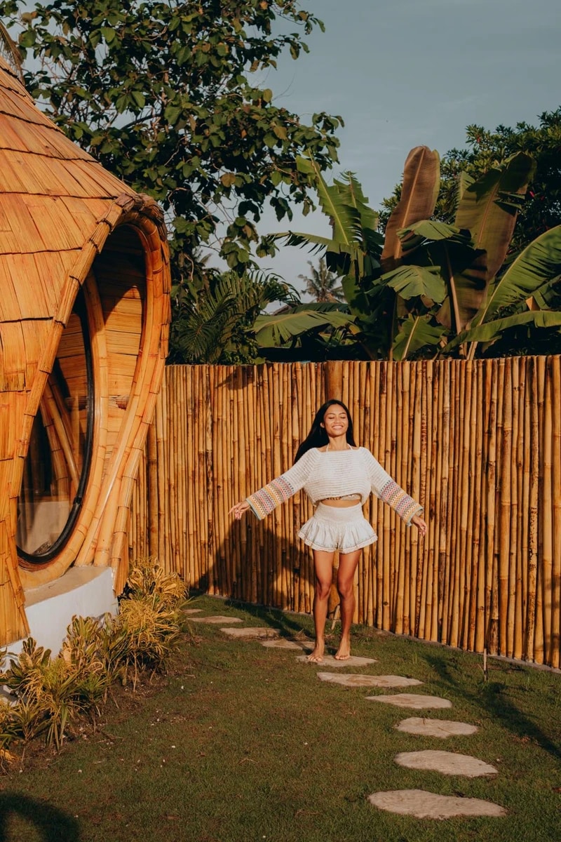 Unique Bamboo Dome 1BR Villa w/ Pool