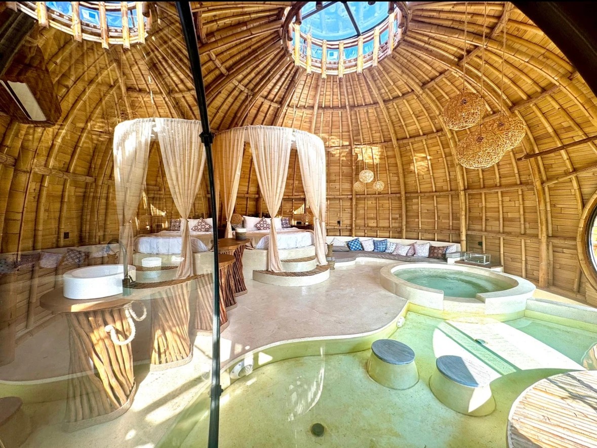 Unique Bamboo Dome 1BR Villa w/ Pool