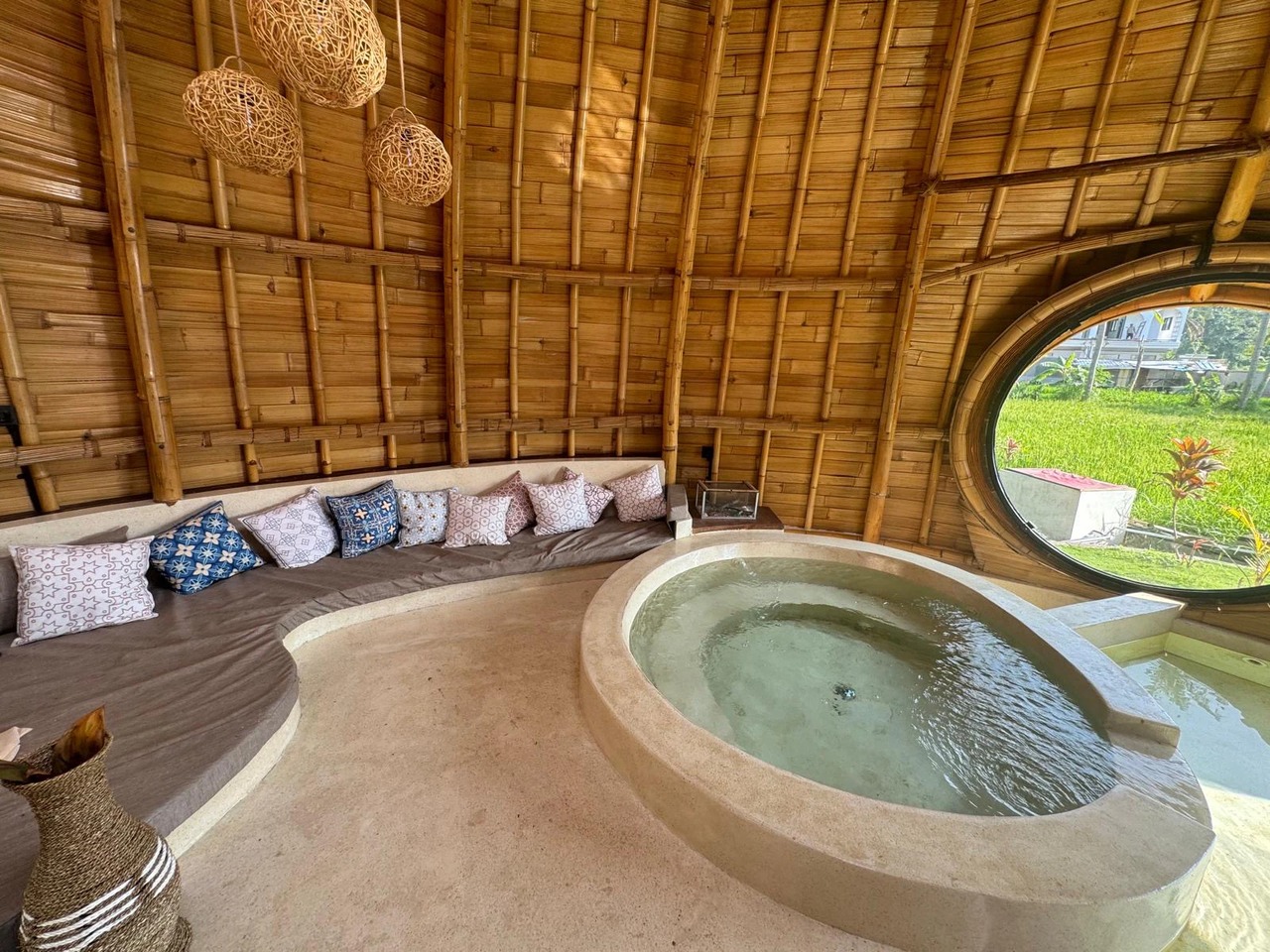 Unique Bamboo Dome 1BR Villa w/ Pool