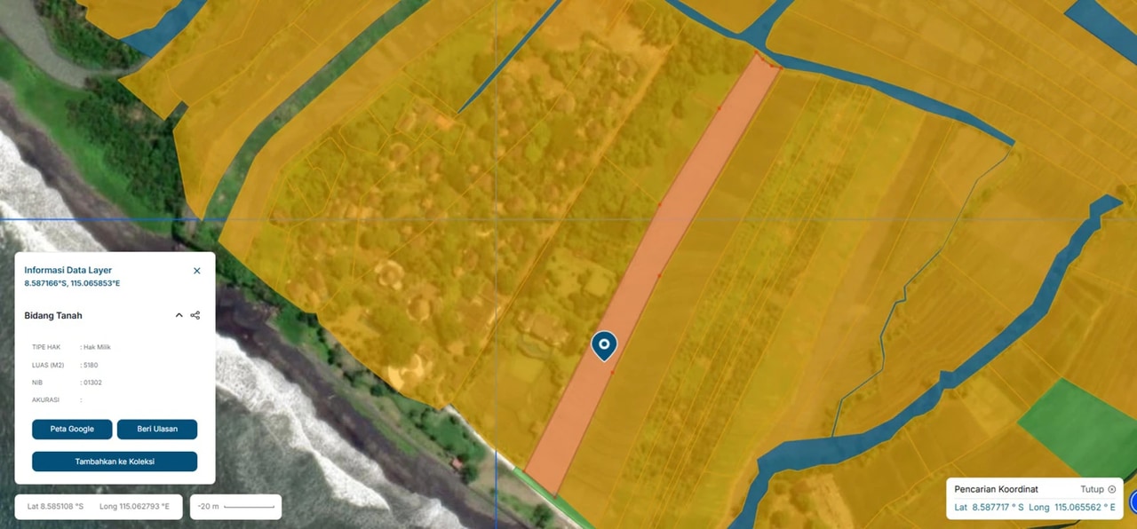 YEH GANGGA, 5,180 m² Beachfront Land