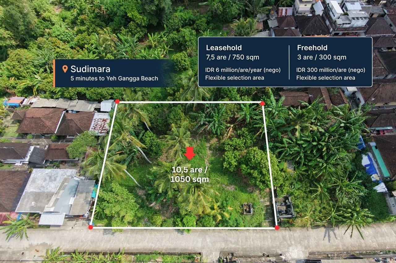 Leasehold Land in Sudimara Tabanan