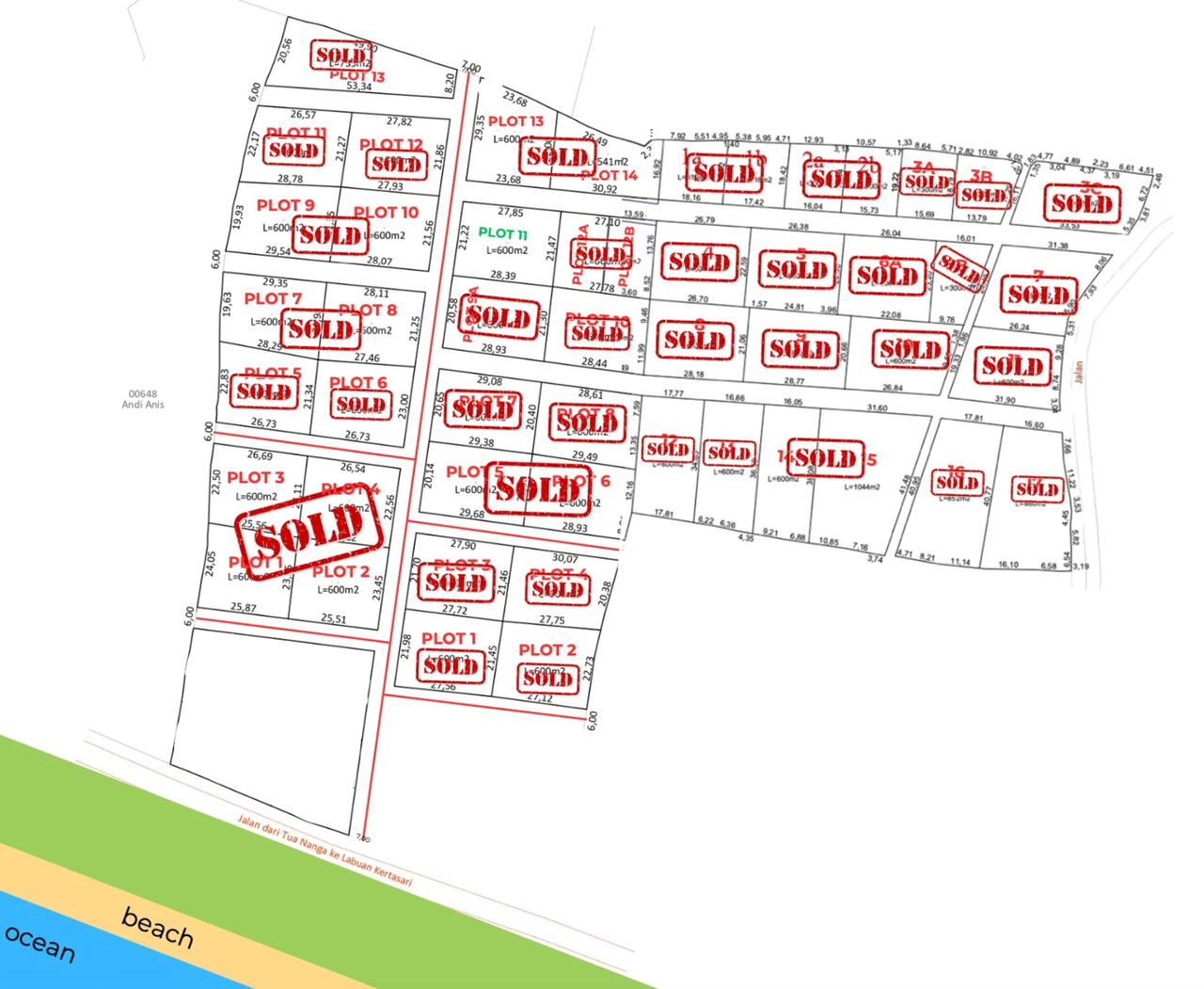 SUMBAWA, 600m² at Coconut Grove
