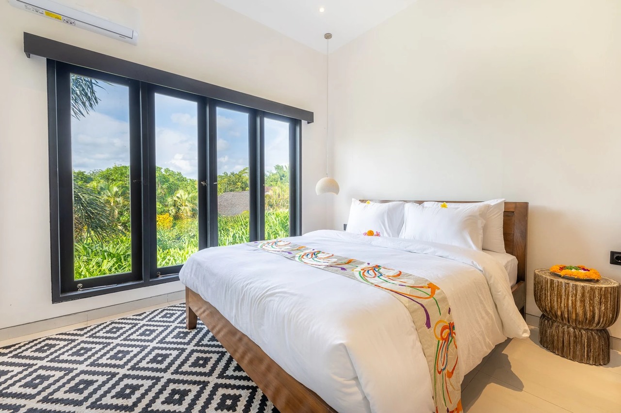 Breezy 3BR Villa w/ Rice Views and Spa A