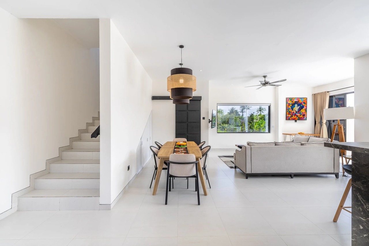 Breezy 3BR Villa w/ Rice Views and Spa A