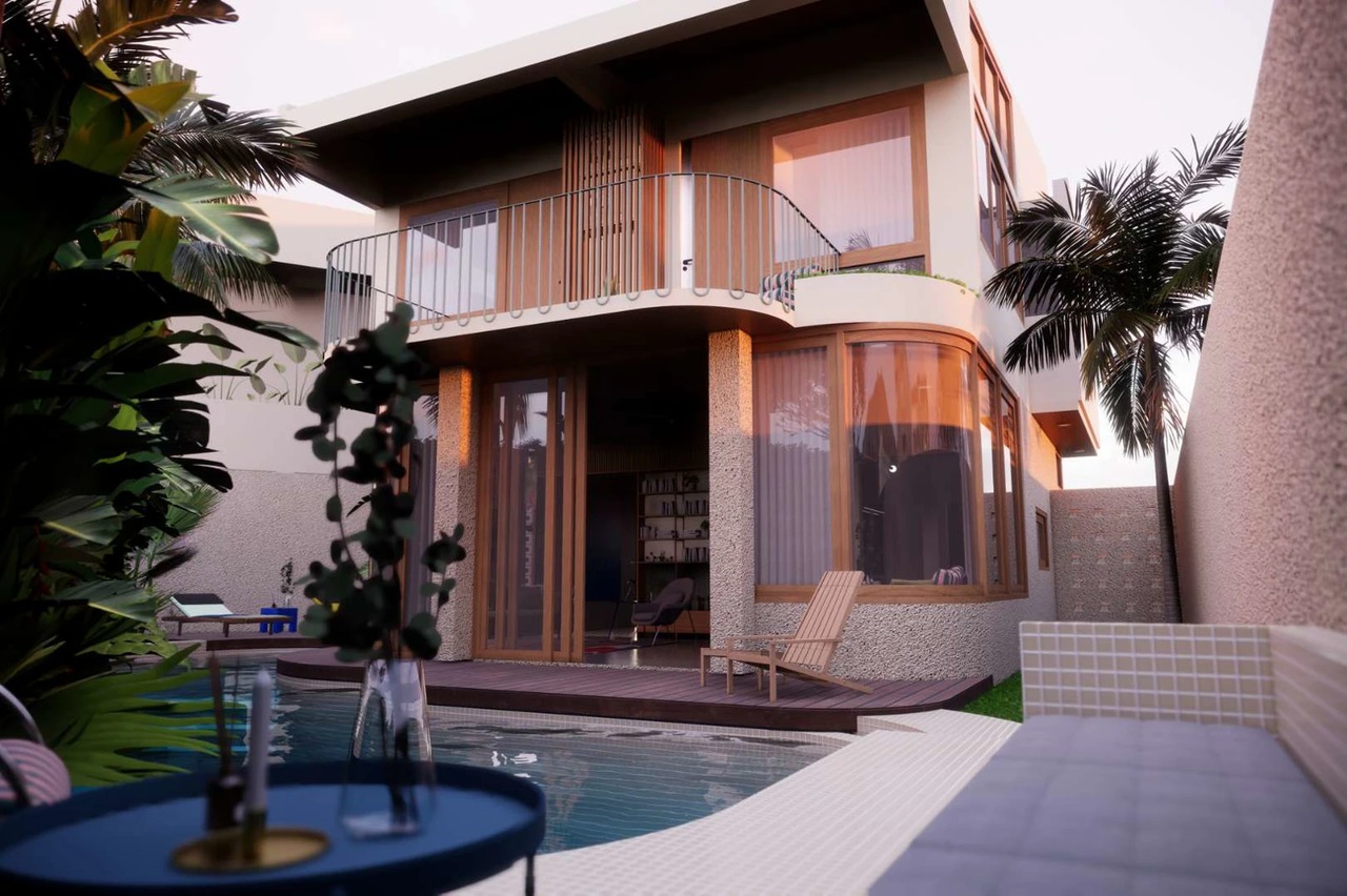 2BR Modern Jungle View Villa Leasehold