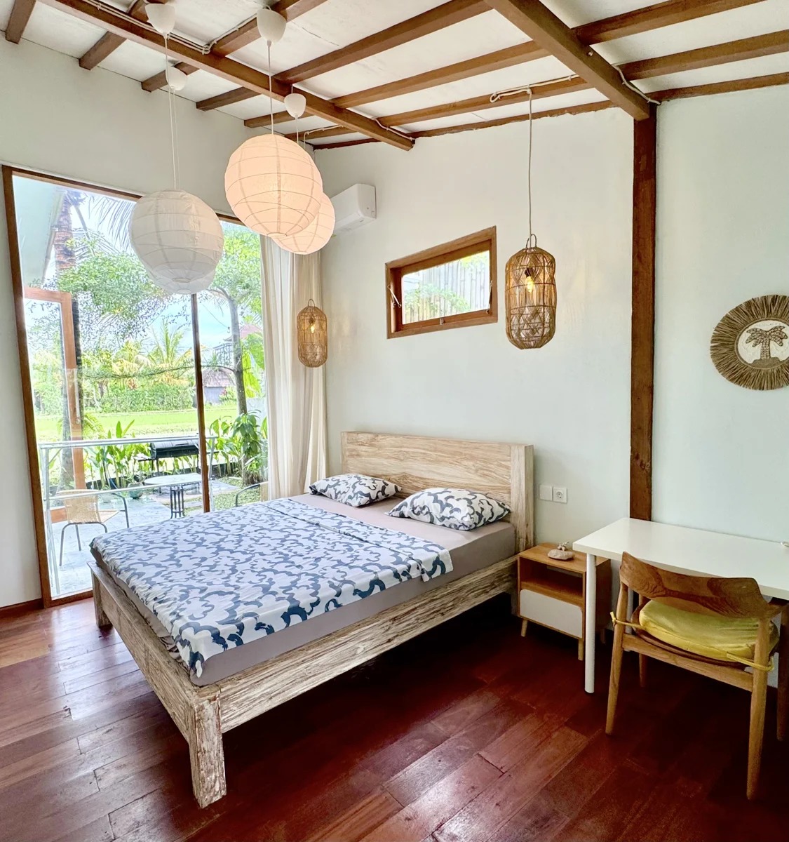 Tropical 2BR Villa w/ Rice Field View