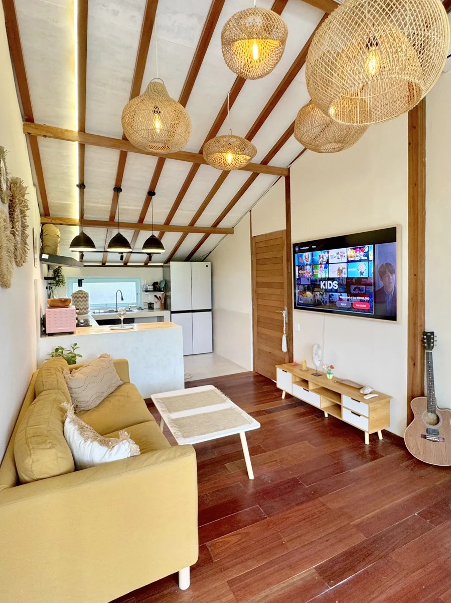 Tropical 2BR Villa w/ Rice Field View