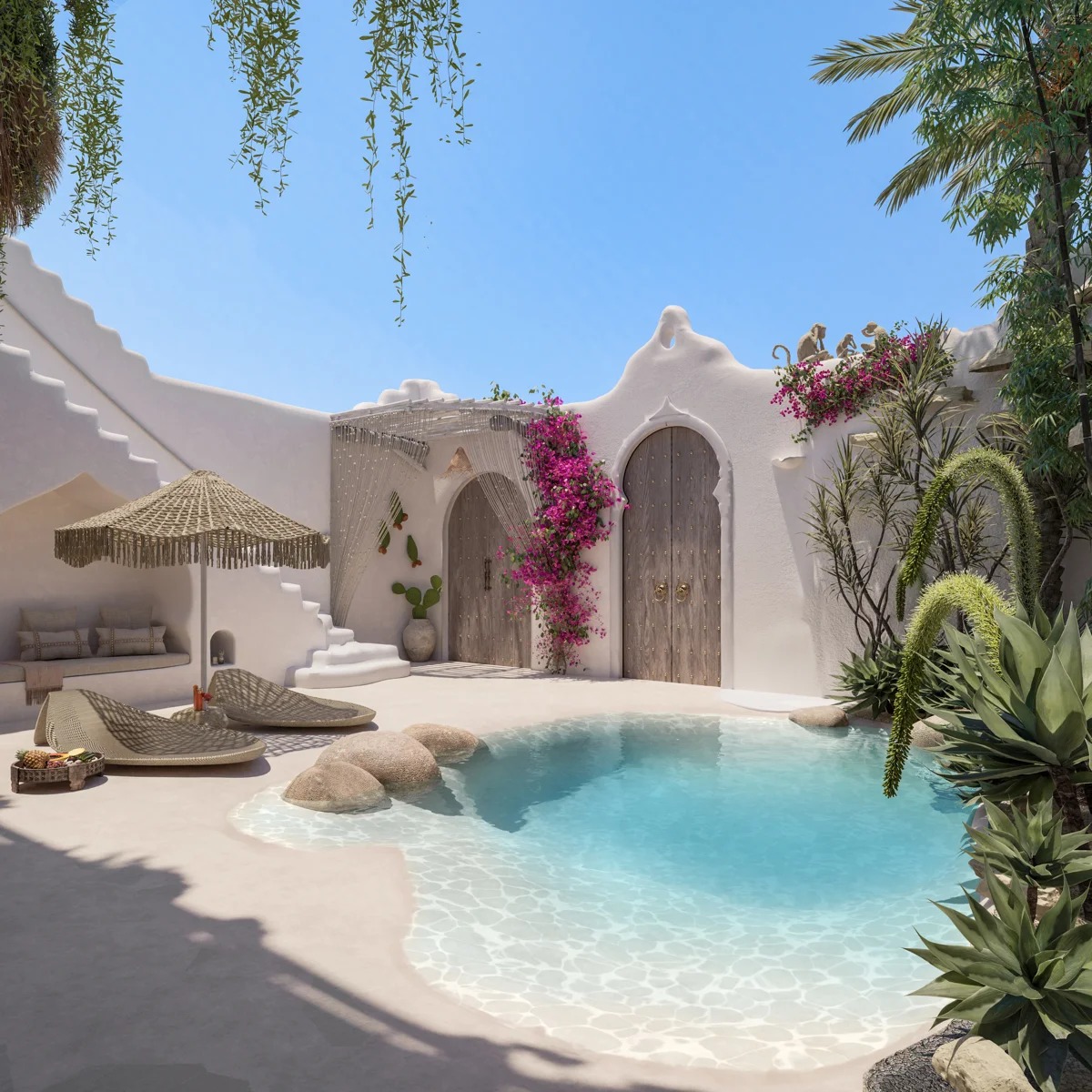 2BD Casa Oasis Villa Seseh 