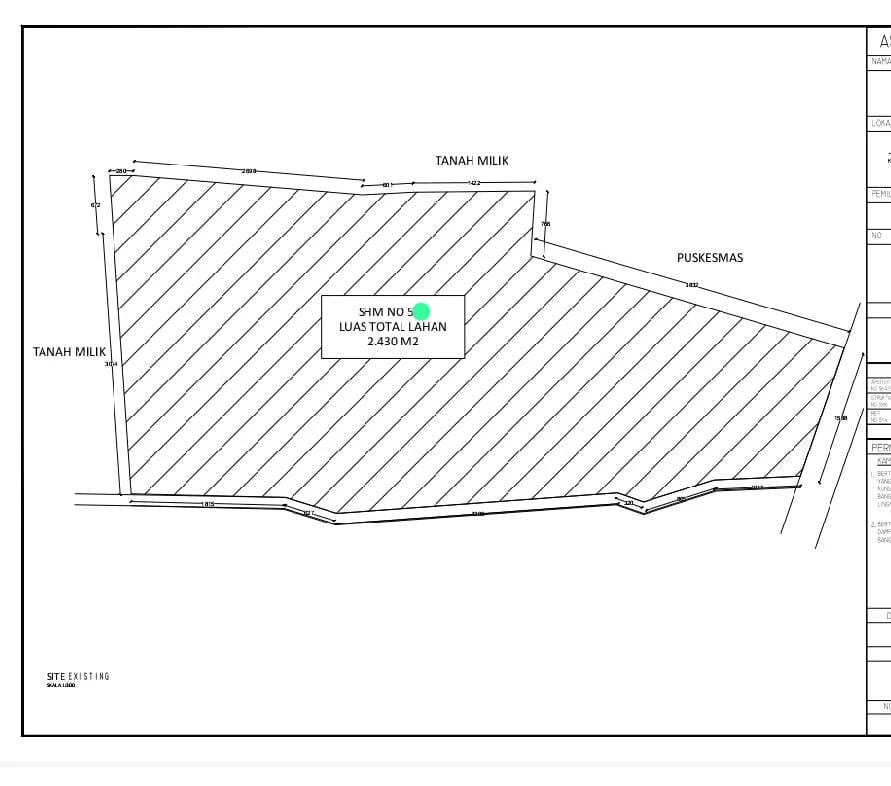 Freehold Land with Steel Structure