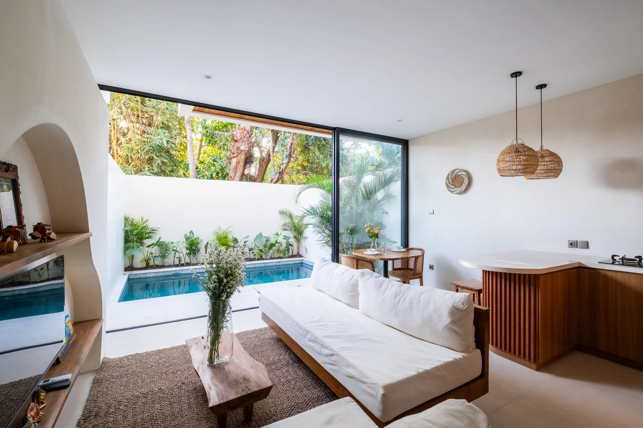 1BR Villa Pool & Green views Canggu