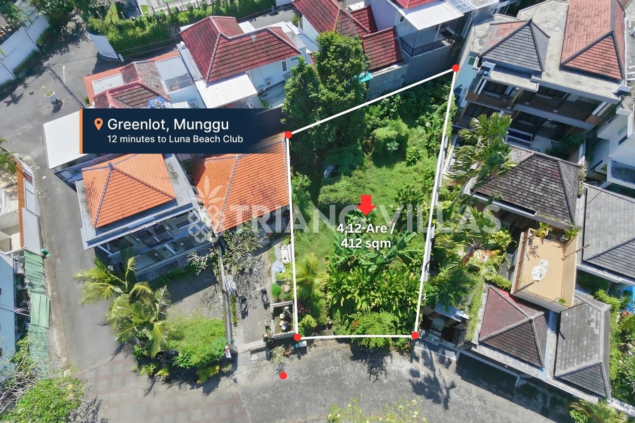 Freehold 4,12-Are Land in Munggu