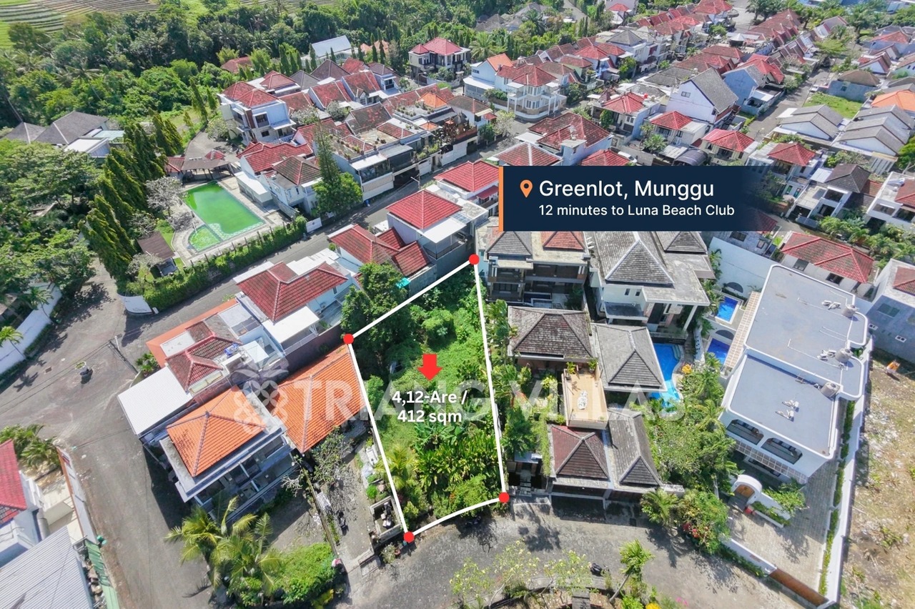 Freehold 4,12-Are Land in Munggu