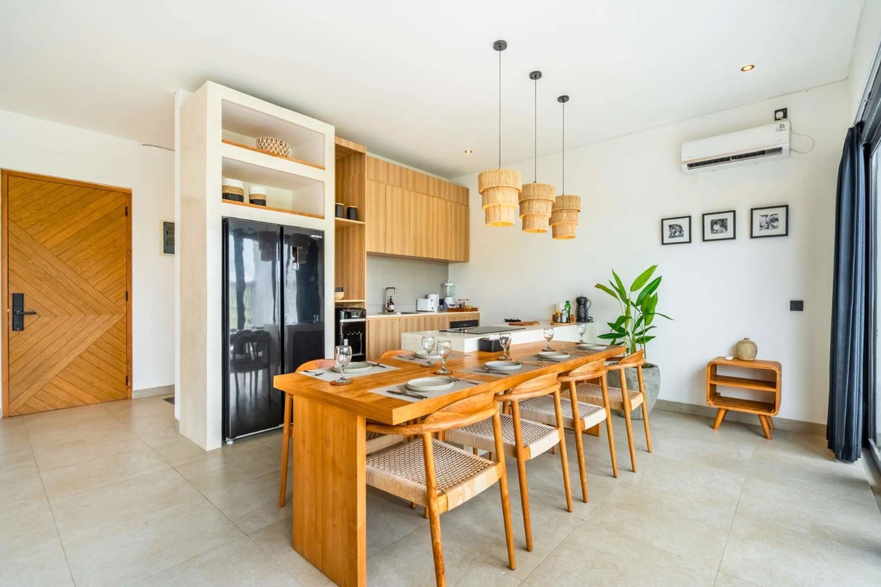 Peaceful 3BR Ricefield Villa in Kedungu