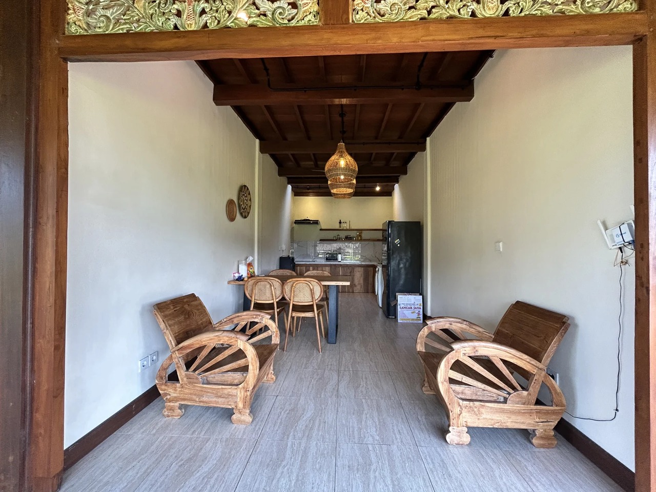 Tucked-Away 3BR Joglo w/ Rooftop Patio