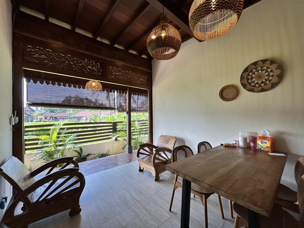 Tucked-Away 3BR Joglo w/ Rooftop Patio