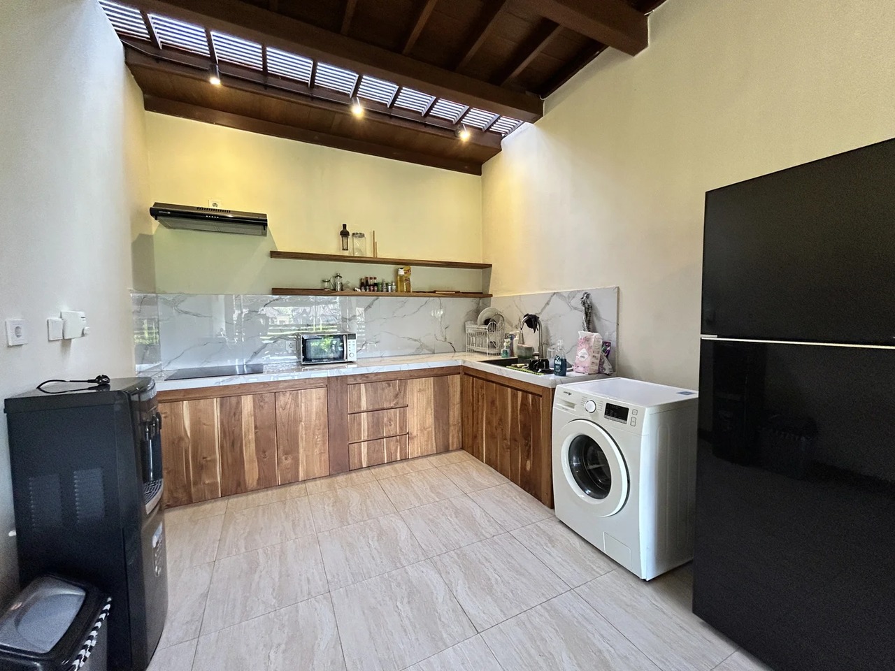 Tucked-Away 3BR Joglo w/ Rooftop Patio