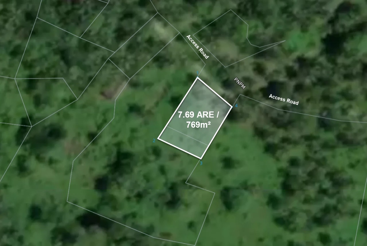 769m² of Coastal Freehold Land Mentawais