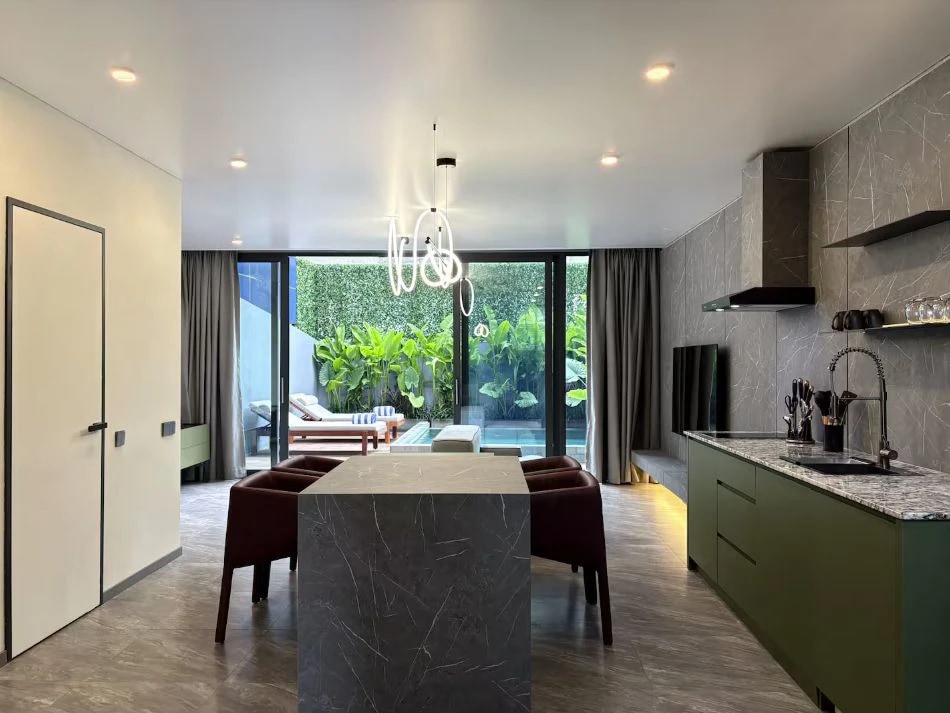 Modern 2BR Villa w/ Private Pool and Bal