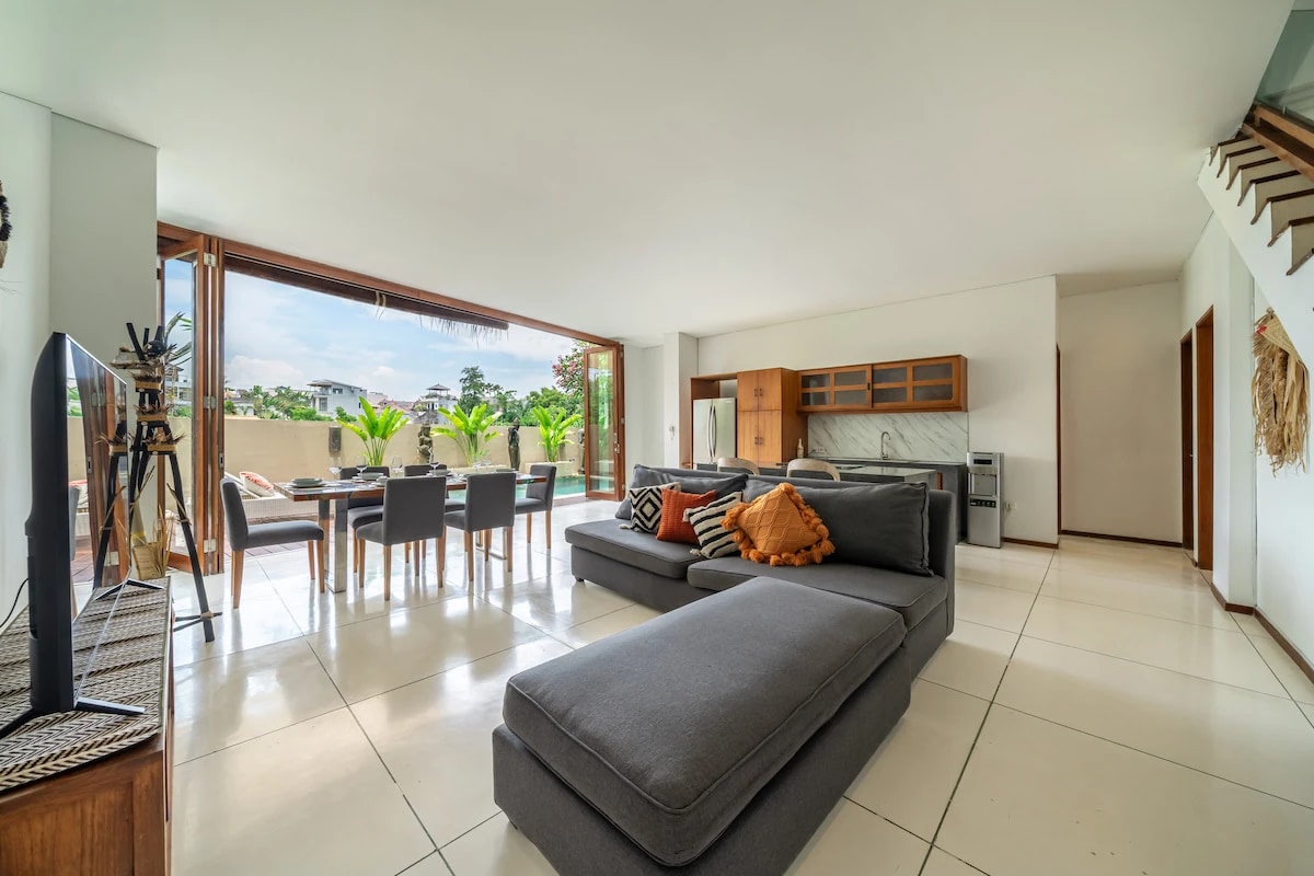Breezy 3BR Villa w/ Private Pool and Ric