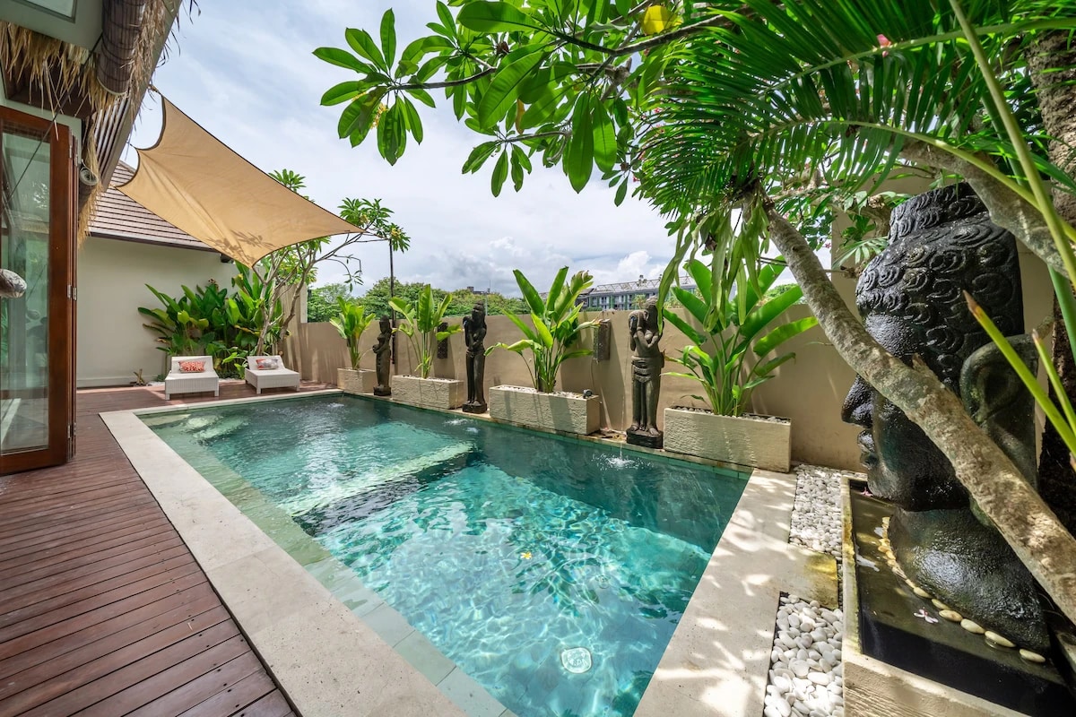 Breezy 3BR Villa w/ Private Pool and Ric