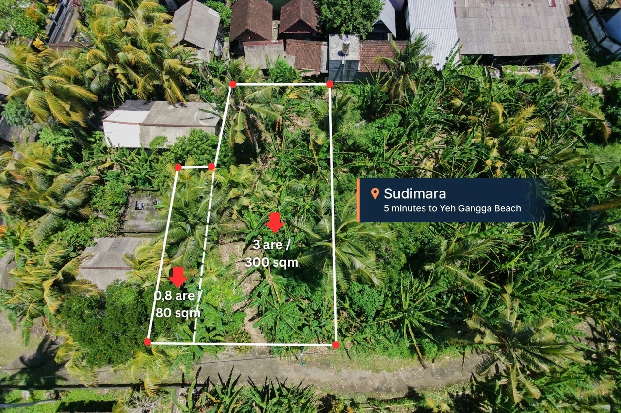 Leasehold - 300 sqm Land Near Yeh Gangga
