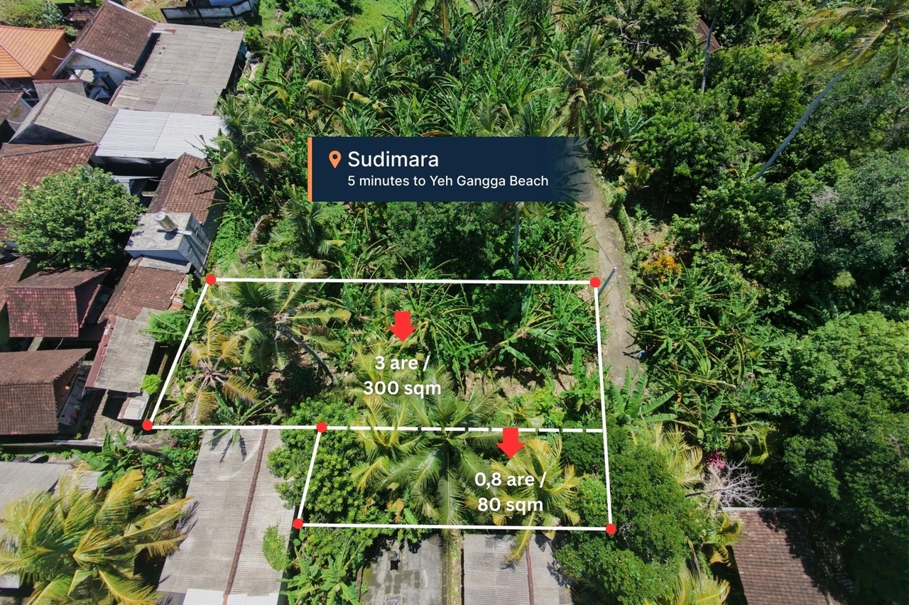 Leasehold - 300 sqm Land Near Yeh Gangga