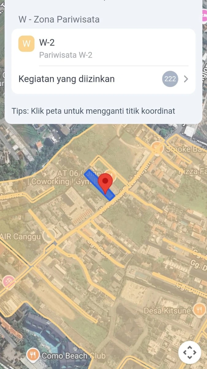 Leasehold Land in Canggu
