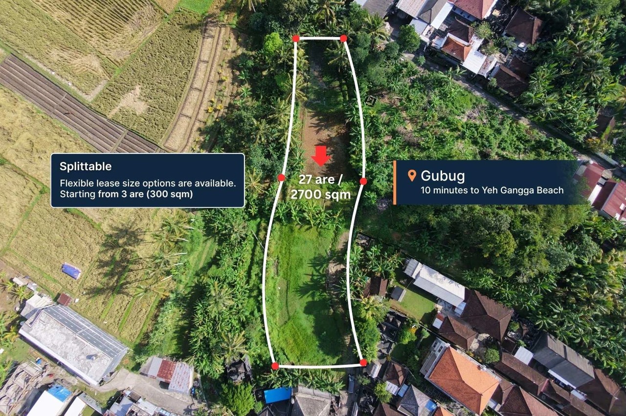Big Plot 27 Are in Gubug For Leasehold