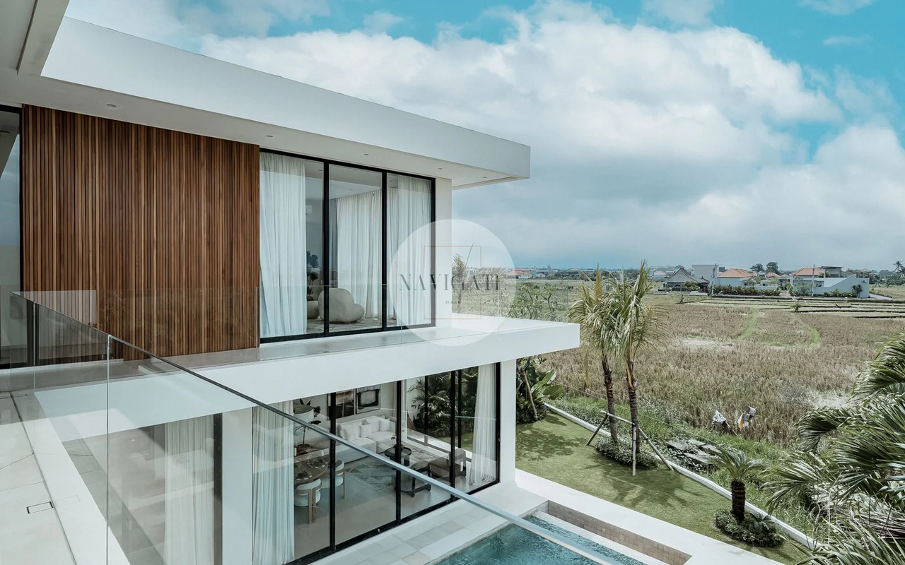 4BR VILLA WITH RICE PADDY VIEW IN CEMAGI
