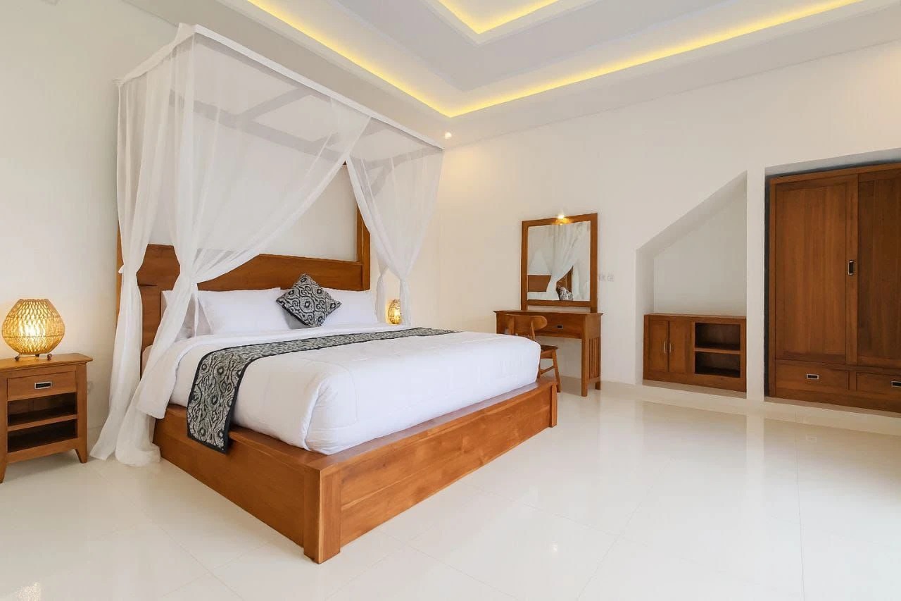 Modern 2BR Villa w/ Rice Field & Sunset 