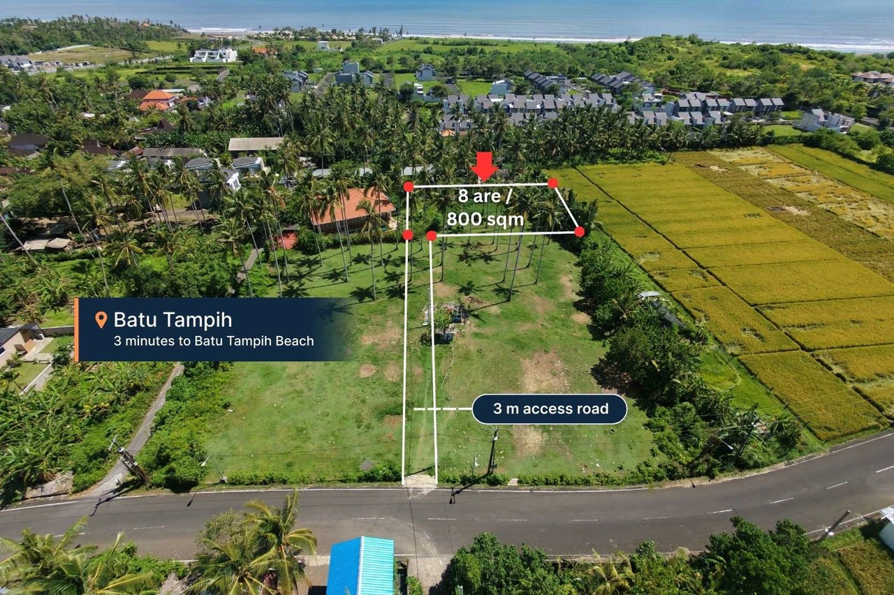 LEASEHOLD – 800 SQM Scenic Land in Batu