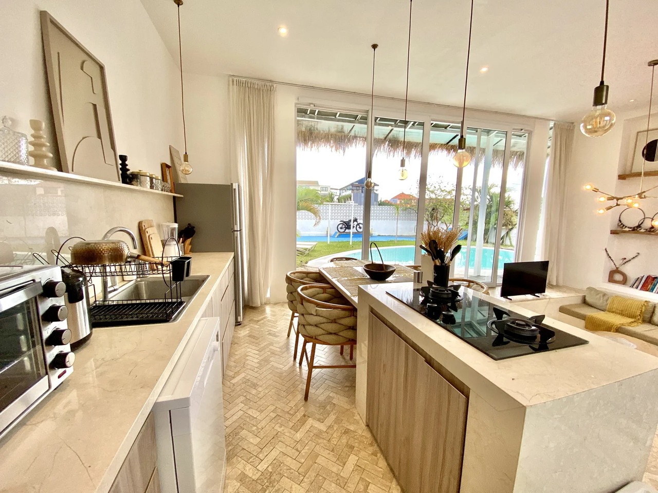 2BR + 1 Office Mediteranian Villa Canggu