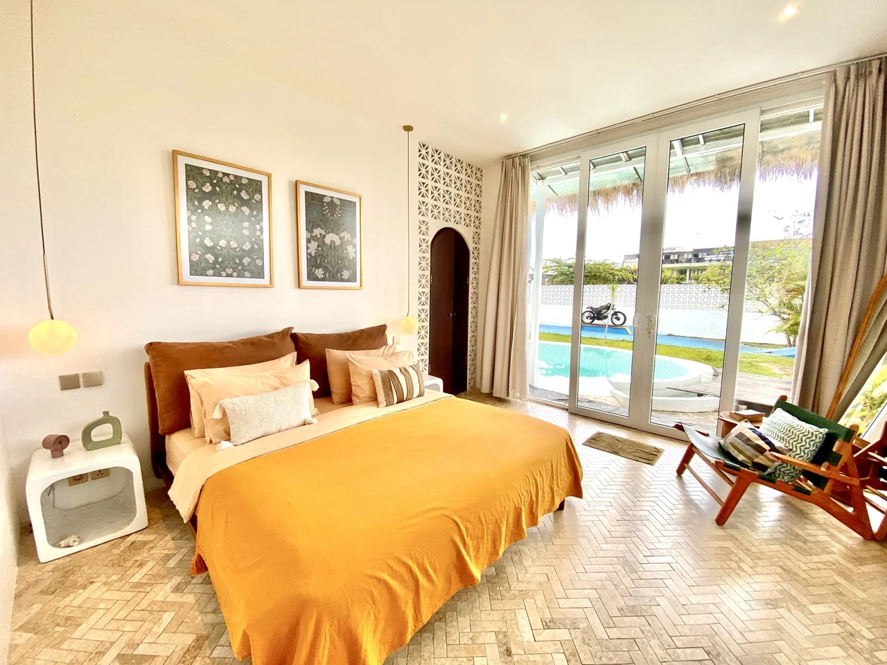 2BR + 1 Office Mediteranian Villa Canggu
