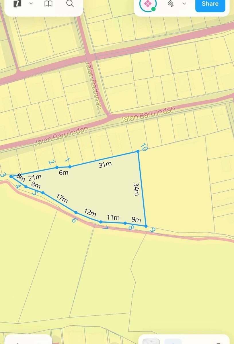 Land For Lease - Rice Field View