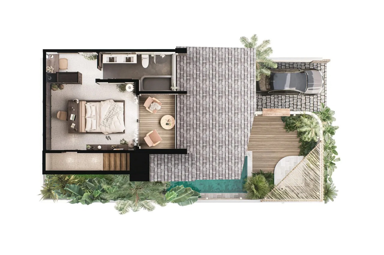 Off-plan Villa 3 Bedrooms SeaView Canggu