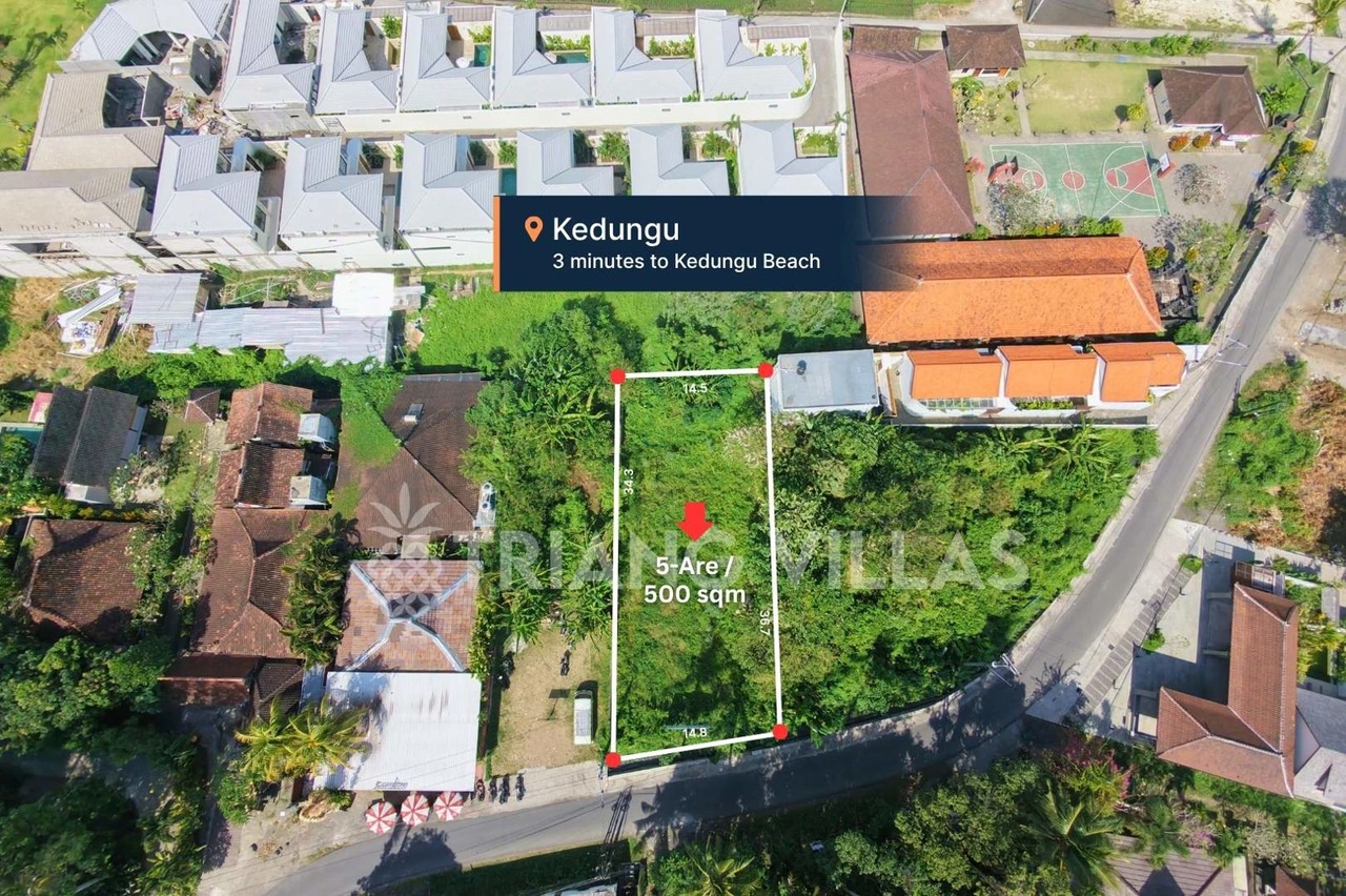 Secure 5-Are Land Near Kedungu Beach