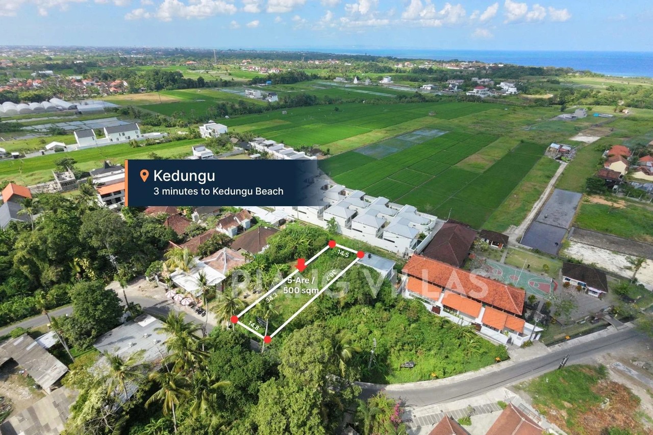 Secure 5-Are Land Near Kedungu Beach