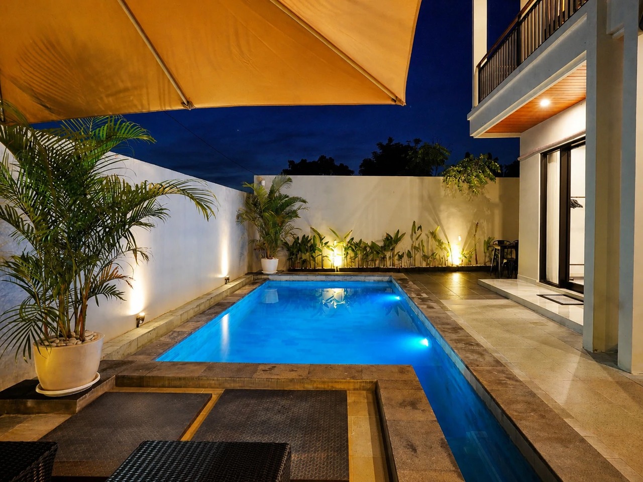 Good Karma Villa Pool and Rice Fields
