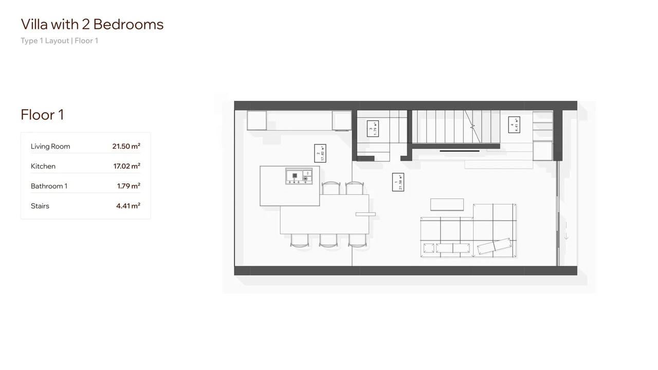 Privé – Contemporary 2 Bedroom