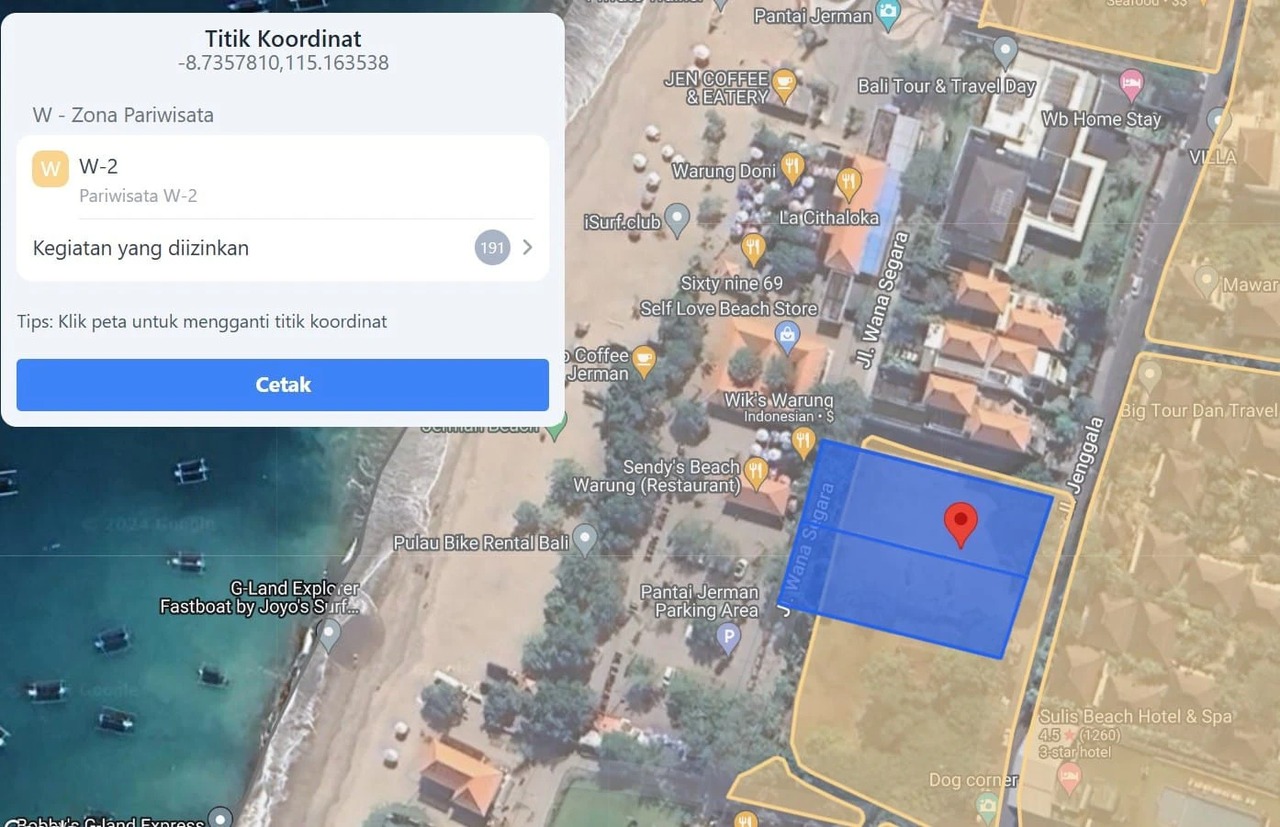 DO 126 - LAND FOR SALE IN KUTA BALI 
