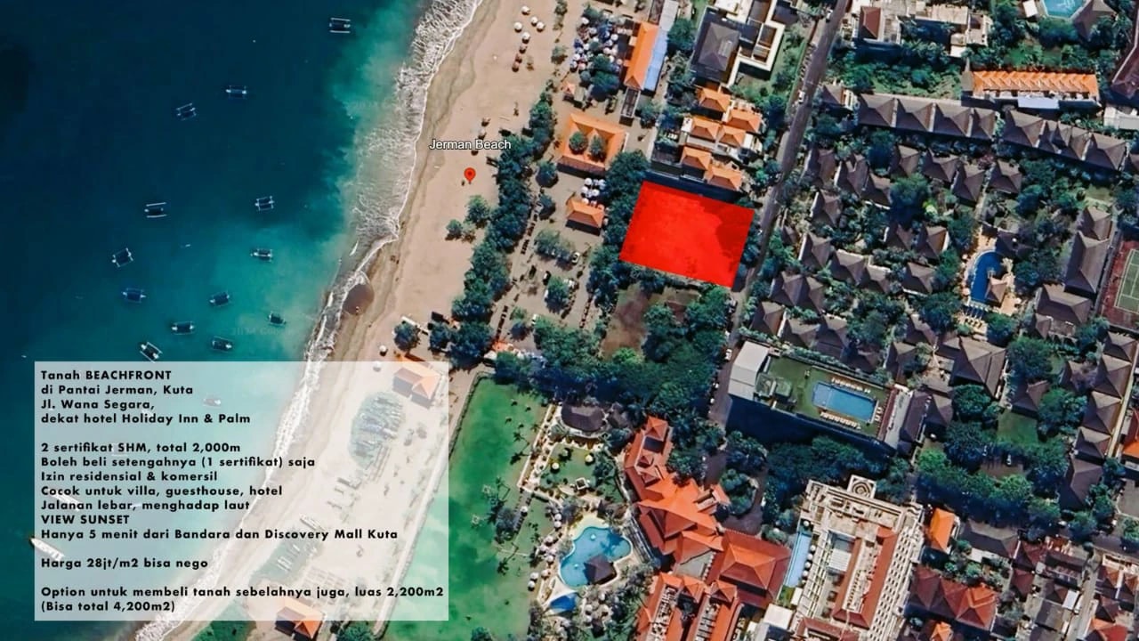 DO 126 - LAND FOR SALE IN KUTA BALI 