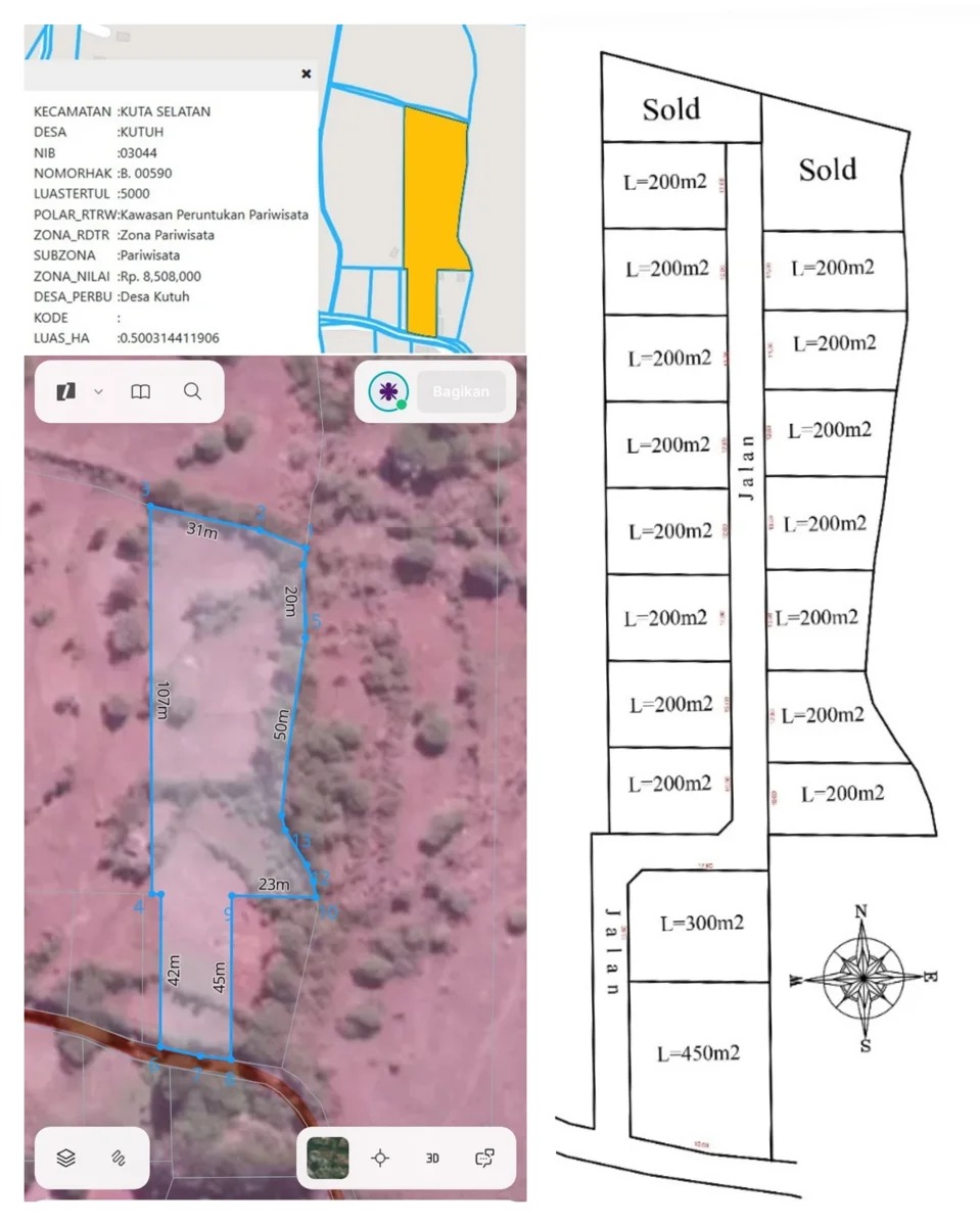 DO 65 - LAND FOR SALE IN PANDAWA BALI 